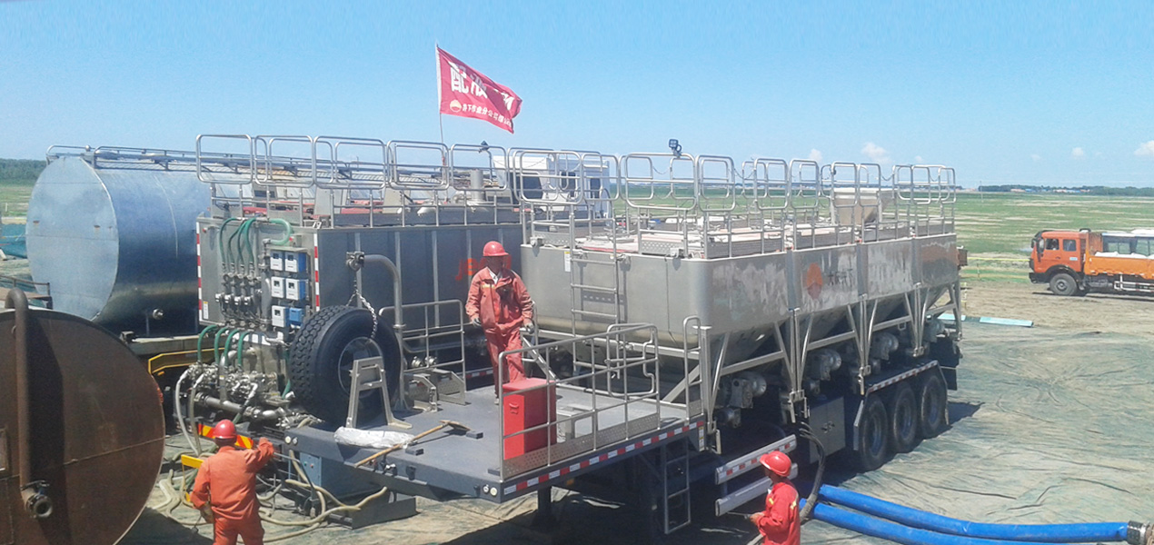 Jereh Truck Mounted Hydration Unit in Daqing,China