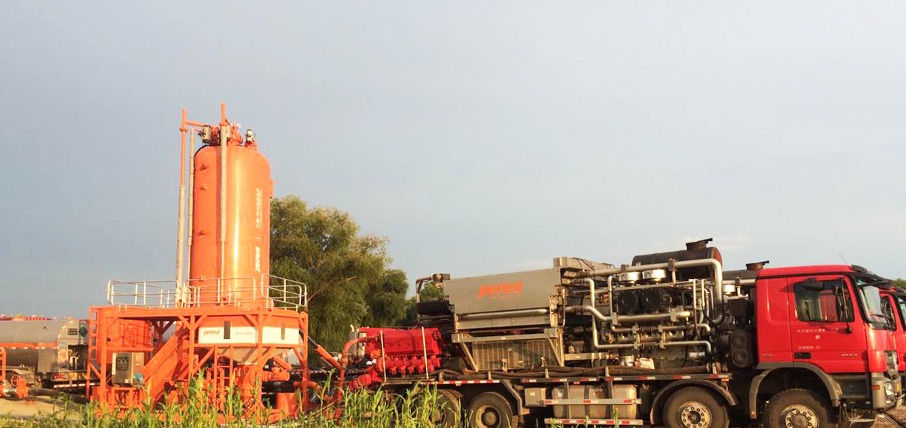 Jereh Truck Mounted CO₂ Sand Blender in Daqing,China