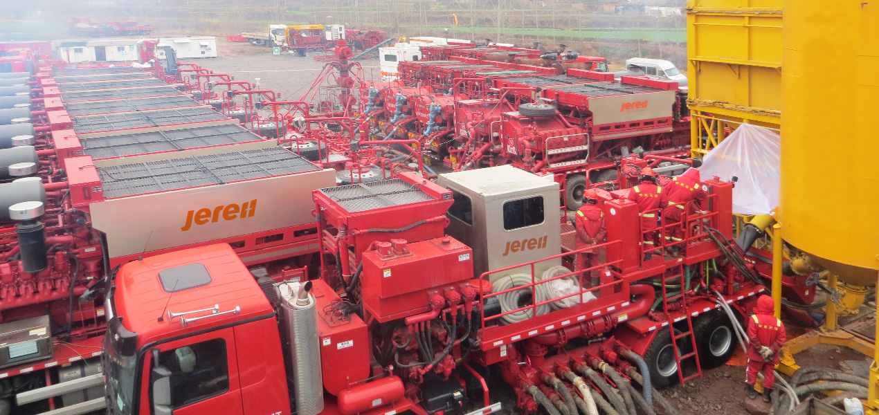 Jereh 130bbl Truck Mounted Sand Blender in Sichuan,China