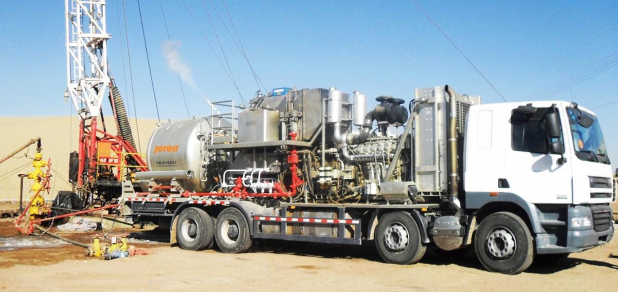 800K Truck Mounted Direct Fired Nitrogen Pumper for N₂ Kickoff in Changqing,China