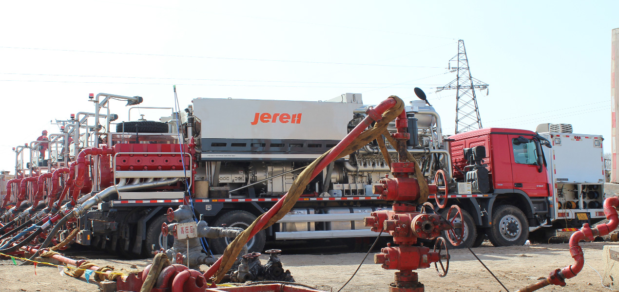 Jereh 2500 Frac Spread in Liaohe Oilfield,China