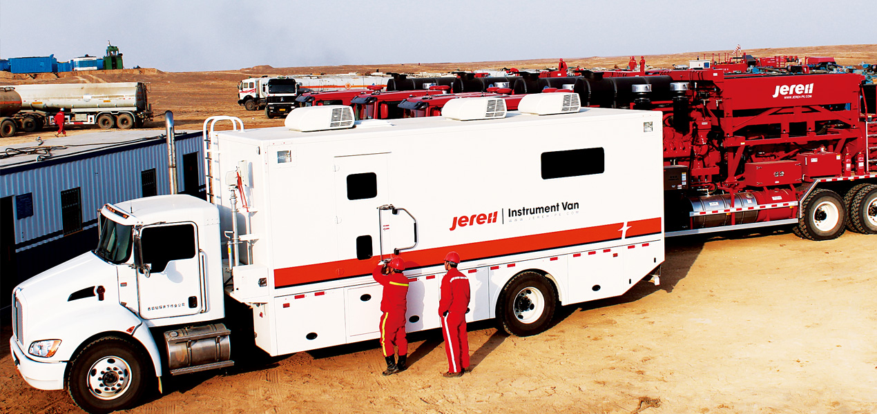 Jereh Data Van at Operation Site