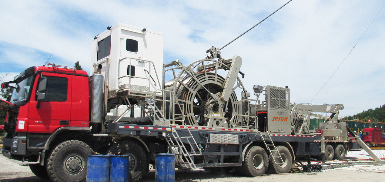 Jereh CTU for Shale Gas Fracturing in Chongqing,China