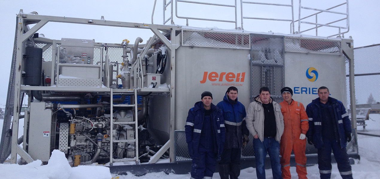 PHQ210 Skid Mounted Batch Mixer in Russia