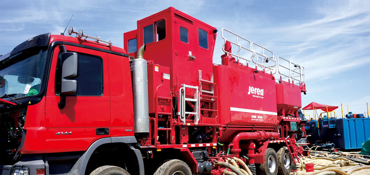 Jereh 10³ Truck Mounted Hydration Unit in Xinjiang,China